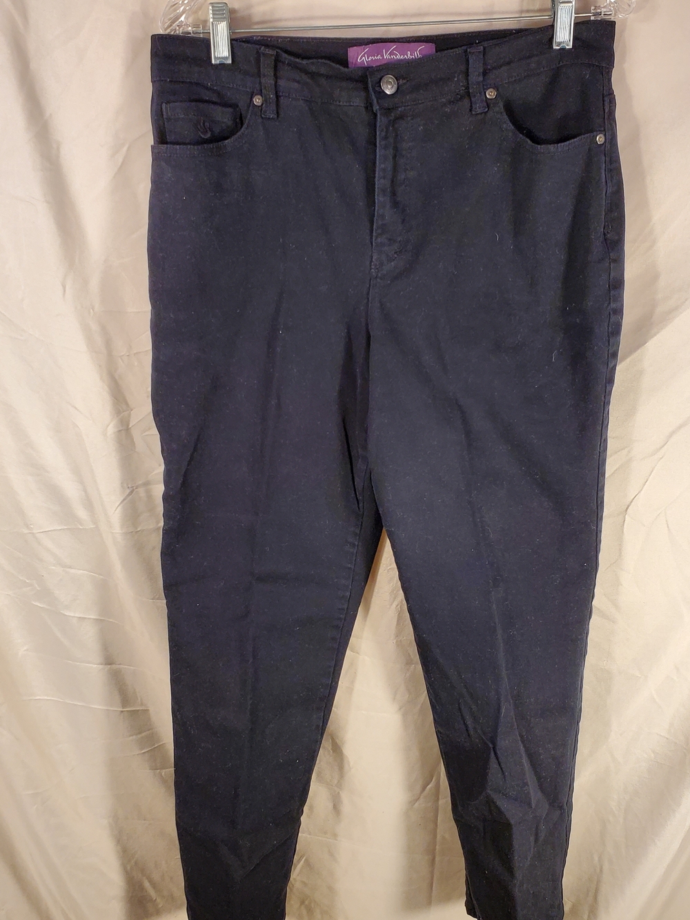 Stylish Black Denim Amanda Cut  Jeans by Gloria Vanderbilt - 12